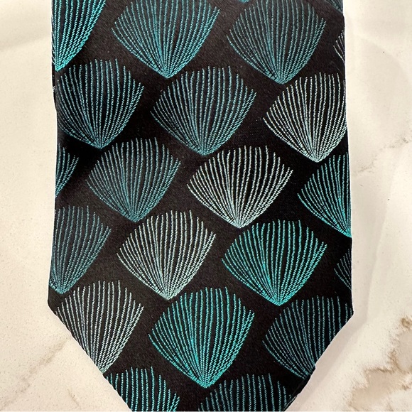 Fratelli Moda Tie Italian 100% Silk Art Deco Classic Necktie 3 7/8 W 59 1/8 L - Picture 4 of 7